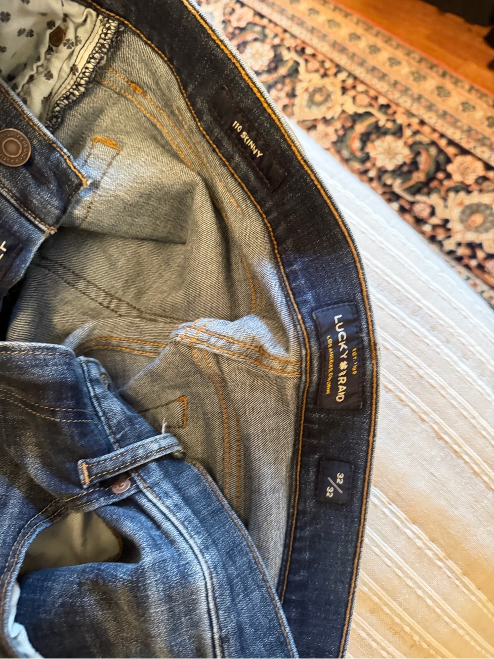 Lucky Brand 110 Skinny men’s Blue Jeans - Picture 3 of 3